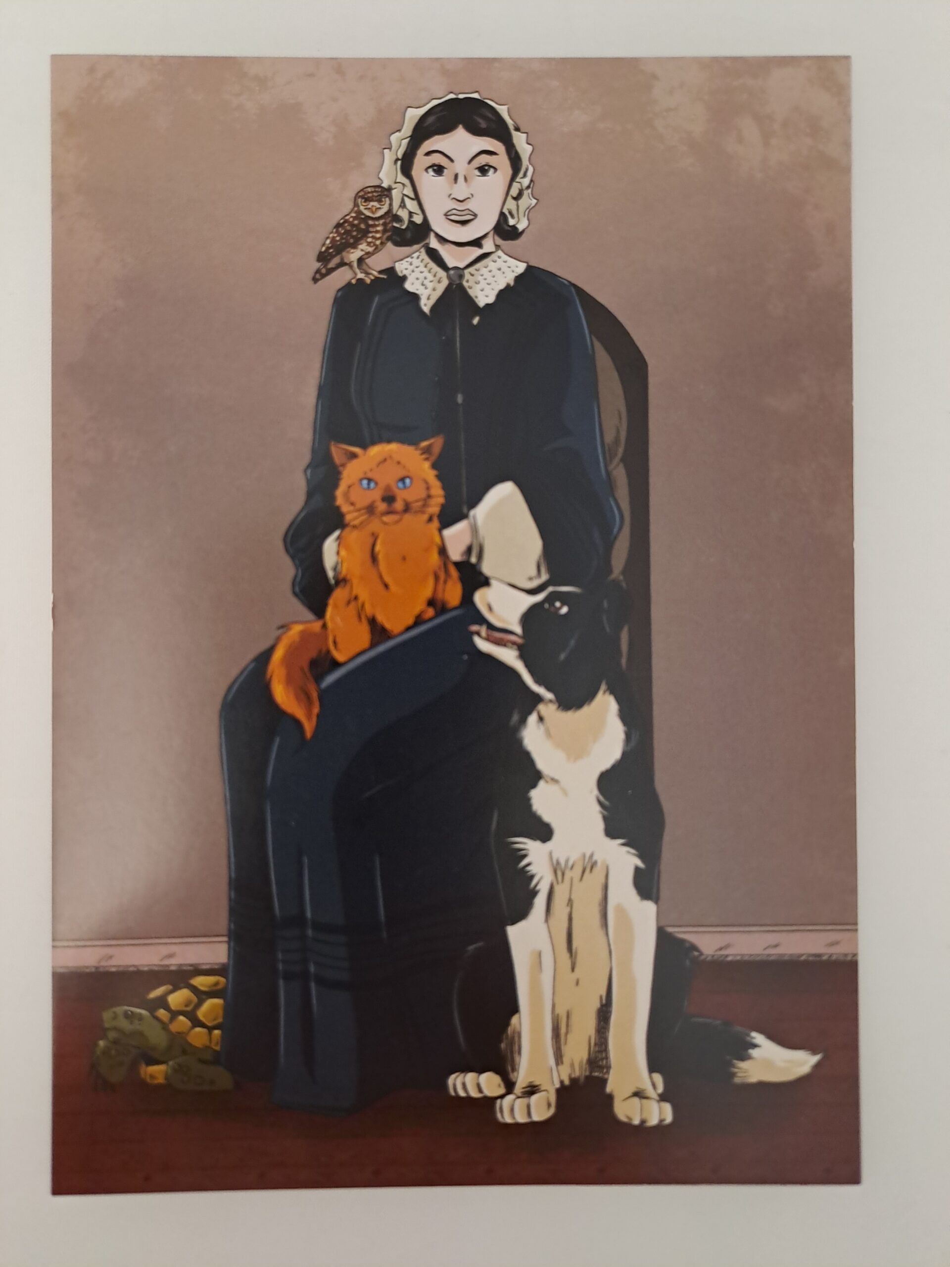 Caring Companions Postcard Florence Nightingale Museum London