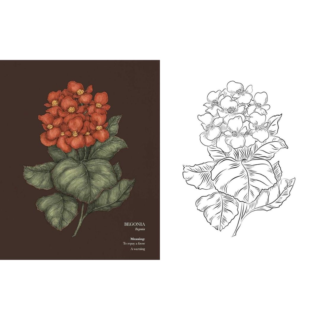 Floriography Colouring Book - Image 4