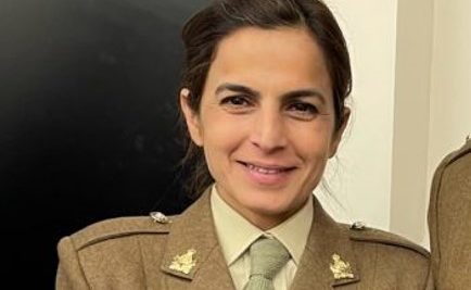 Manpreet Maycock in her Army uniform