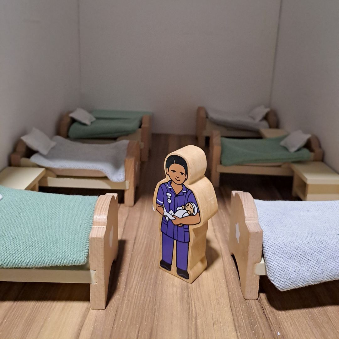 Midwife Wood Figure - Image 2