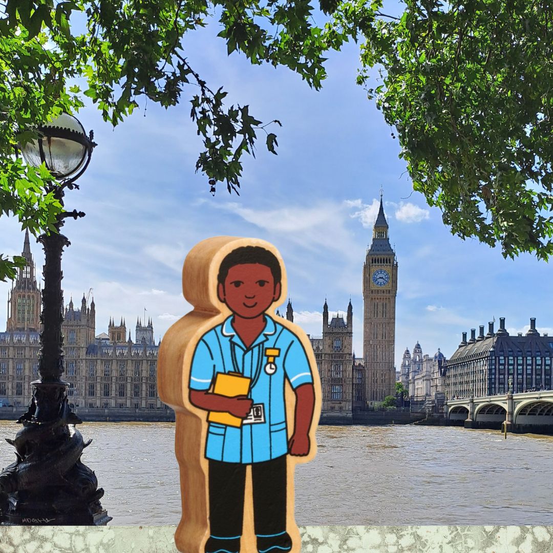 Nurse Wood Figure - Image 3