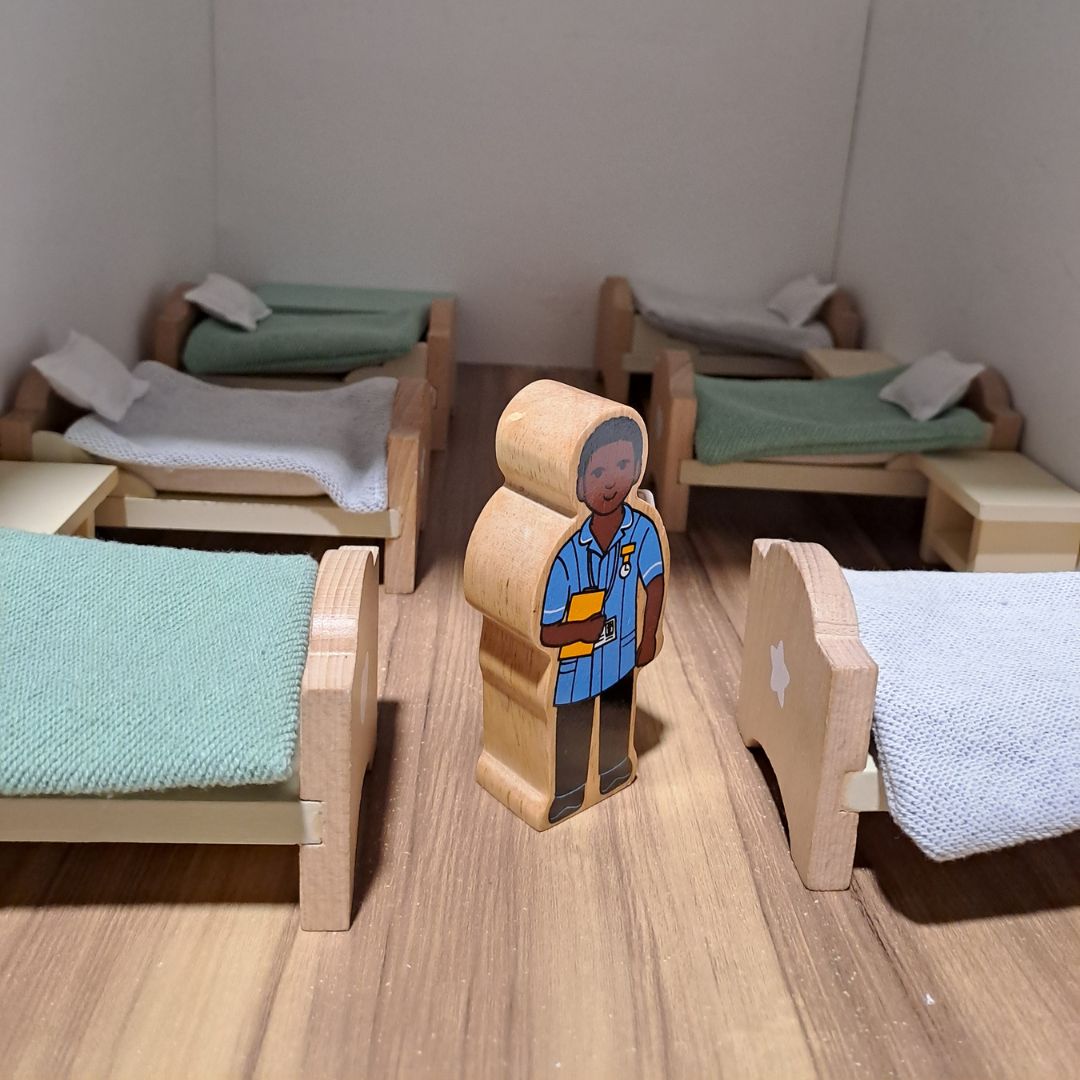 Nurse Wood Figure - Image 2