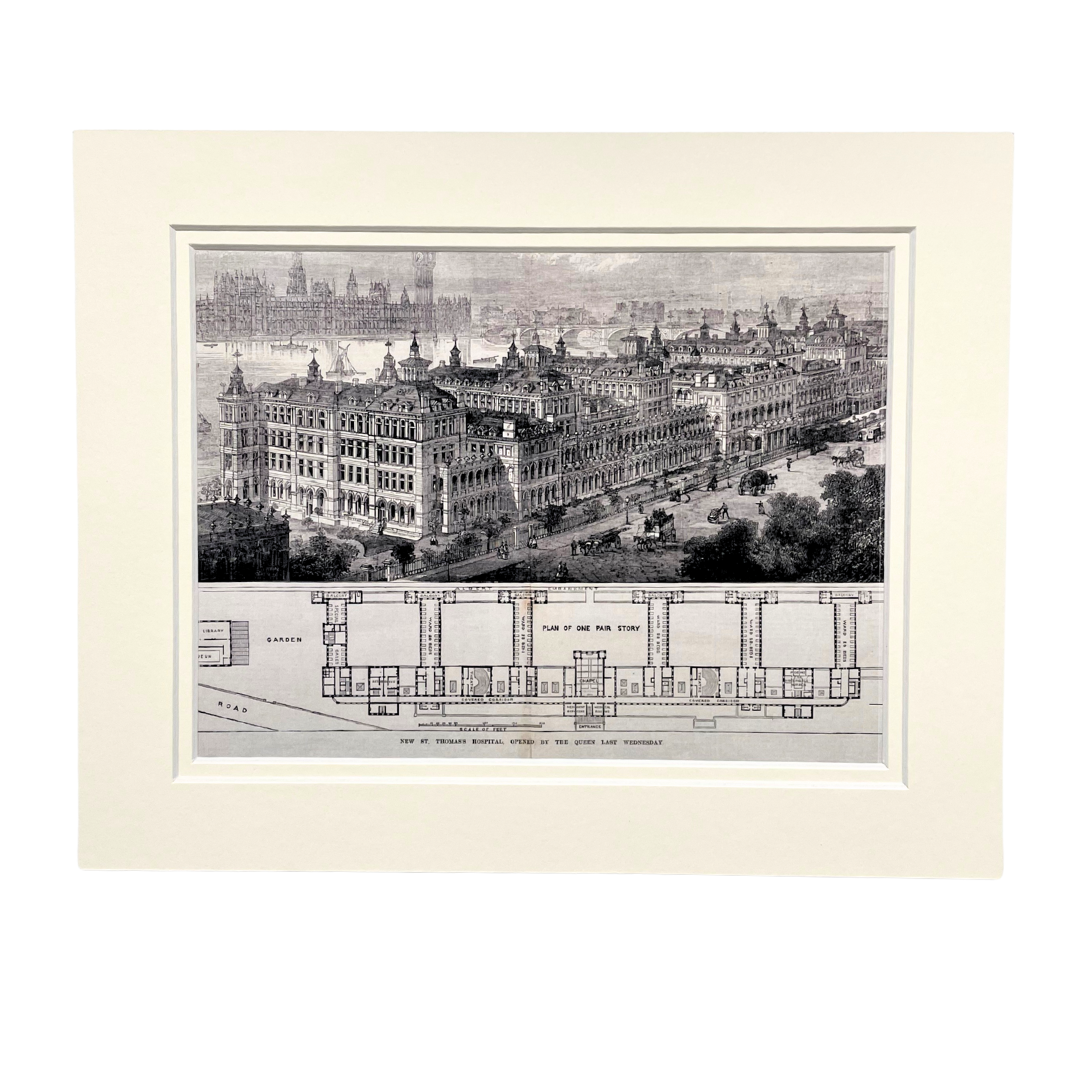 St Thomas's Hospital Print