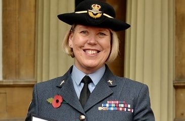 RAF nurse Teresa Griffiths in uniform