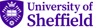 UOSLogo_Primary_Violet_RGB The logo of the University of Sheffield.